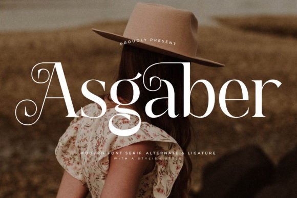 Asgaber: A Modern Serif Typeface for Digital Elegance