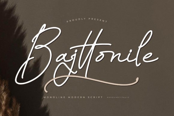 Bajttonile: A Modern Script Font That Breathes Life Into Editorial Design