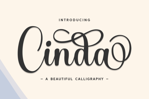Cinda: A Bold Script Font for Campaign Headlines That Land