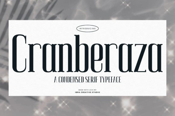 Cranberaza: A Refined Serif for Thoughtful Branding