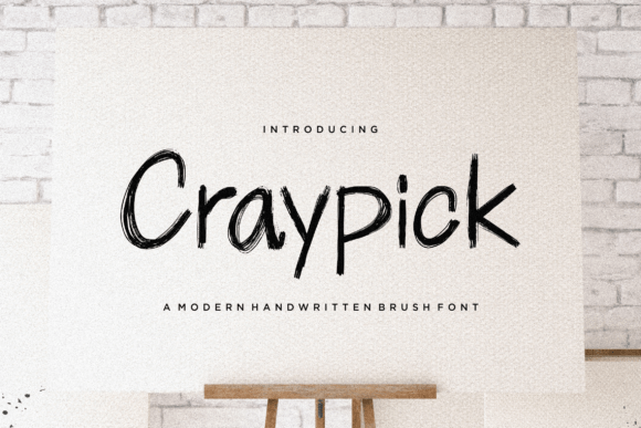 Craypick: A Thoughtful Handwritten Font for Editorial Warmth