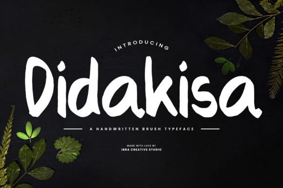 Didakisa: A Hand-Brushed Typeface That Makes Campaigns Feel Human