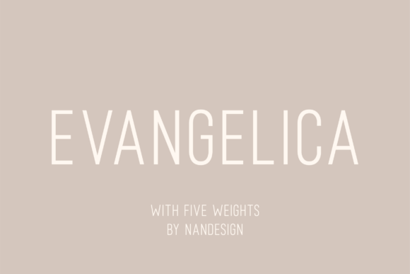 Evangelica: A Sans Serif Typeface for Thoughtful Editorial Design