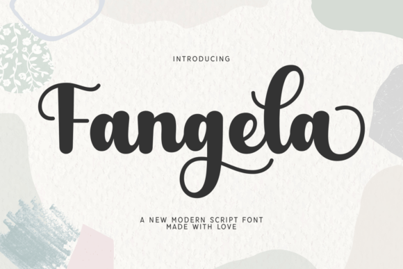 Fangela: A Bold Script Font That Feels Like Hand-Drawn Magic