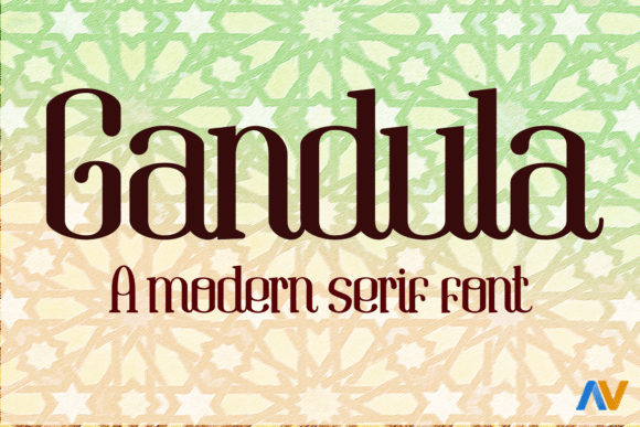 Gandula: A Serif Font That Breathes With Your Words