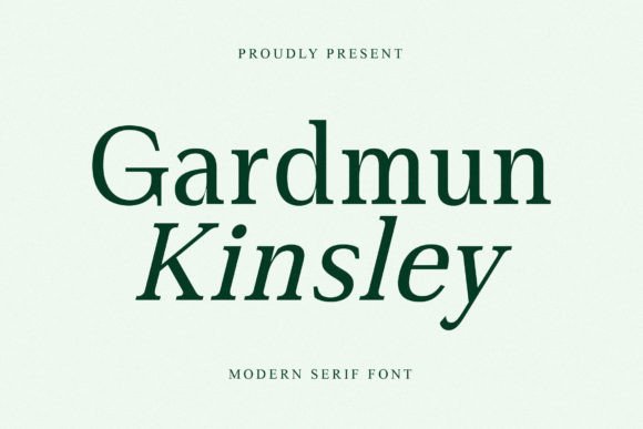 Gardmun Kinsley: A Serif Font for Refined Digital Branding