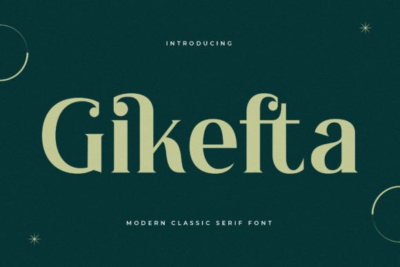 Gikefta: A Modern Classic Serif Font for Campaign Clarity