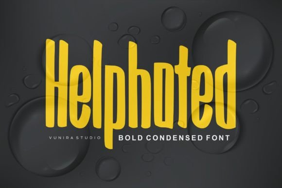 Helphoted: A Bold Condensed Serif for Impactful Branding
