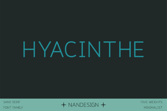 Hyacinthe: A Refined Sans Serif Font for Digital Branding