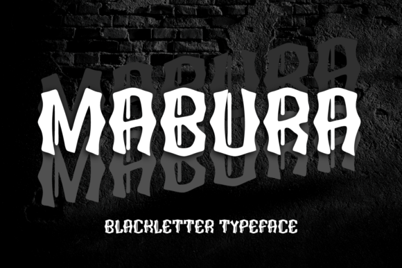Mabura Blackletter Font for Handmade Creators