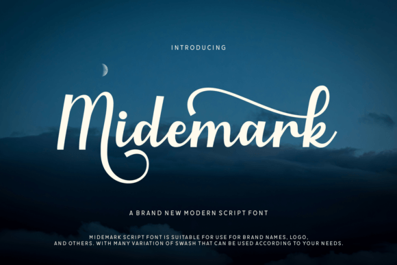 Midemark: A Modern Script Font That Elevates Handmade Design