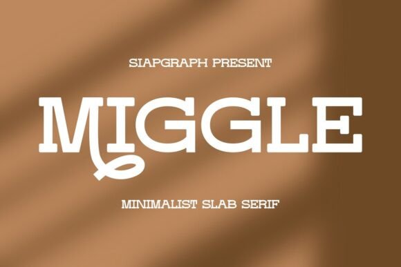 Miggle: A Clean Slab Serif Font for Small Business Branding