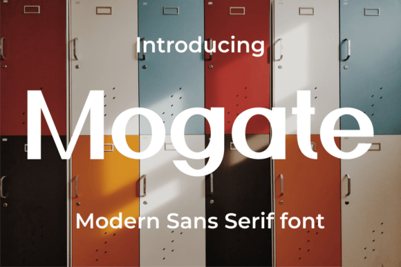 Mogate: A Modern Sans Serif Font for Digital Branding