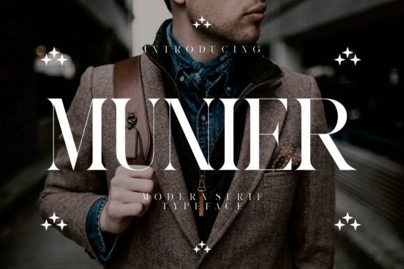 Munier: A Modern Sans Serif Typeface for Polished Branding