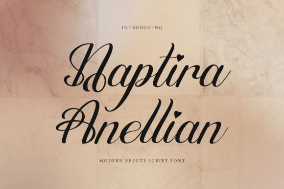 Naptira Anellian: A Modern Script Font That Elevates Real Small Business Branding