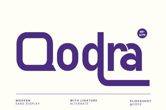 Qodra Sans Serif: A Clean, Modern Typeface for Handmade Brands
