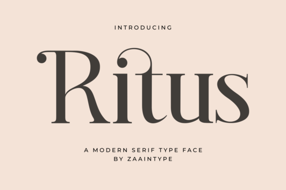 Ritus Serif Font for Professional, Elegant Branding