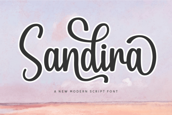 Sandira: A Bold Script Font That Cuts Through the Feed