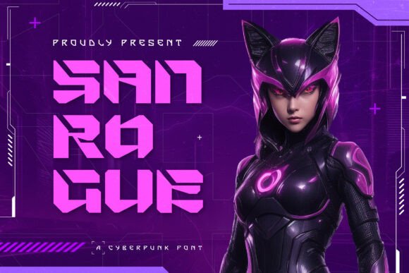 Sanrogue: The Cyberpunk Typeface That Sharpens Your Campaign’s Edge