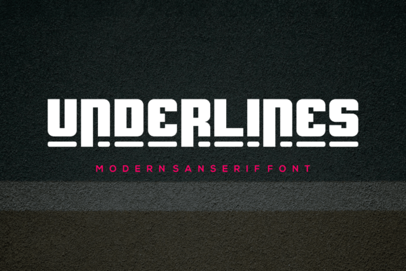 Underlines: A Friendly, Bold Sans Serif Font for Digital Brands