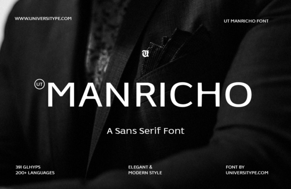 Ut Manricho: A Sophisticated Sans Serif Typeface for Digital Branding